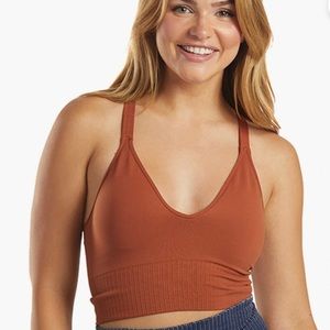 Free People Good Karma Crop Top - XS/S - Brown - NEW
